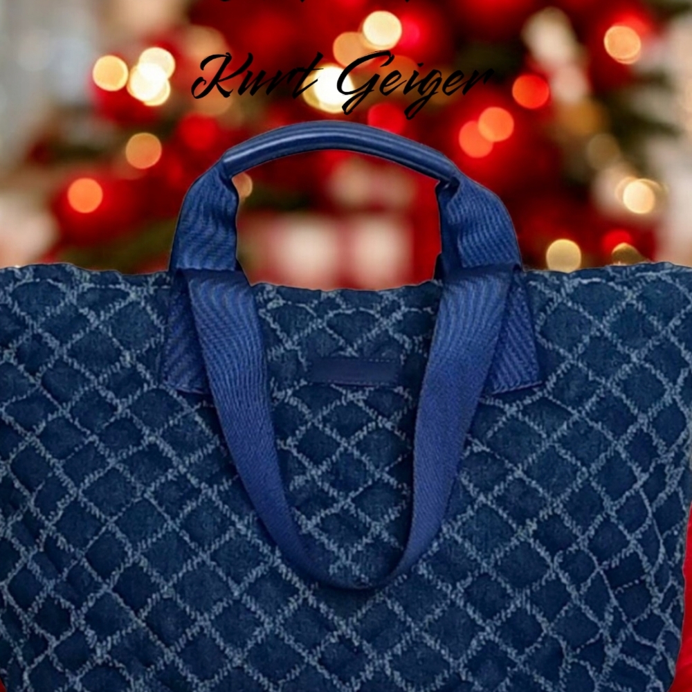 Kurt Geiger (NWT) LONDON I Denim Fabric I Shoulder Bag